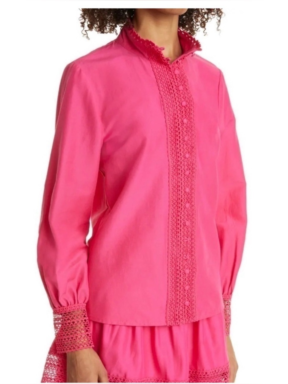 Haute Hippie Button Front Blouse